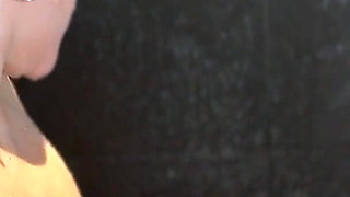 Tits of a Very Slutty Mature Woman Showering