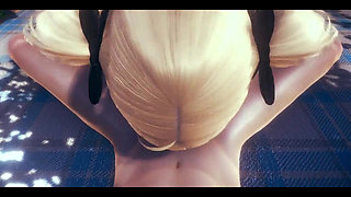 Genshin Impact Hentai - POV Fischl Blowjob and Cum at Her Face - Japanese Asian Manga Anime Game Porn