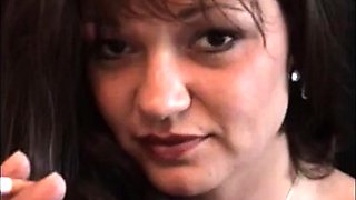 Smoking Denise: Tits Bulging