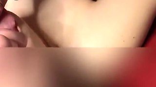 She masturbates her boyfriend with passion to get hot cum deposited on her tongue