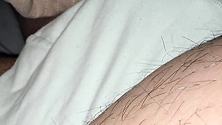 Step son allows step mom hand slip under his underwear and handjob his dick fir her pleasure