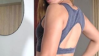 I Try on a Lot of New Clothes to Model Them. Do You Like How I Look?