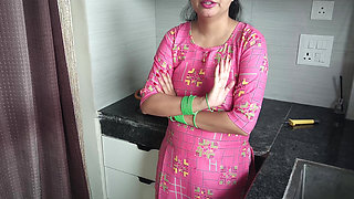 Hot XXX Stepmom Talking in the Kitchen