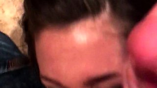 Amateur girlfriend blowjob anal and facial cumshot