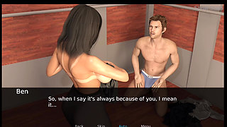 Project hot wife: Merry and ben got stuck in the elevator