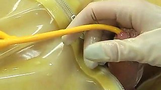 His First Catheter - Rubber Clinic Part1
