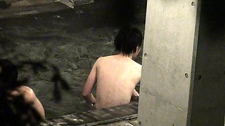 Shower voyeur finds an attractive Asian girl with tiny boobs