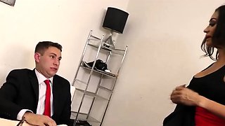 Busty Milf Fucked by Her Boss in His Office