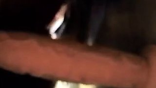 Hairy Girl Fucks Her Monster Dildo