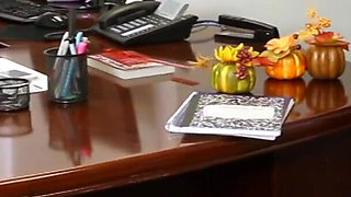 Principal fucks two girls