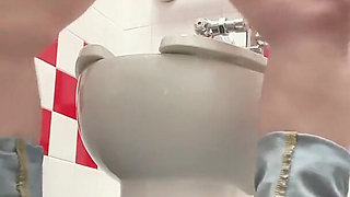 Pissing & Teasing You with My Sexy Ass in Public Toilets