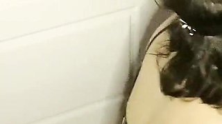 Horny College Nympho Sucks to Get a Facial During Her First Time at the Gloryhole!