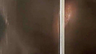 Dick Slipped Into Soapy Vagina of Petite Brunette