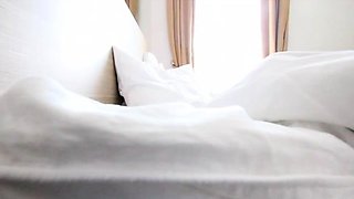 Appealing girlfriend cumming on huge cock