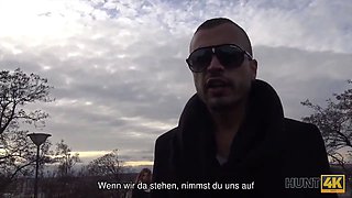 Hunt4k. rothaarige für geld vor ihrem freund gefickt