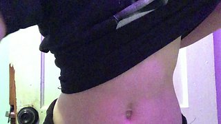 Hot amateur teen butt plug solo play