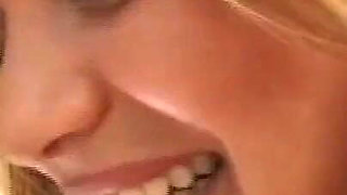 Blonde Horny Whore Is Enjoying Sucking a Monster Cock Before She Get Fuck