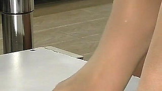 Cock Get Flattened (nylon) Hard