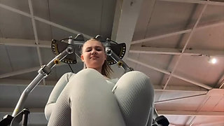 Masturbate in the gym so hard in public