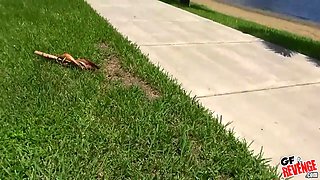 Gf r. - tastey jayden gets picked up at the park