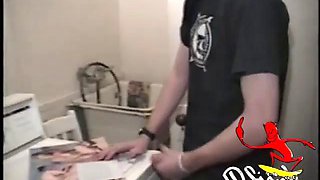 Laundry Room Jerk Off