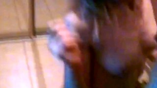 Russian Amateur Girl Sucks Her Husband's Friend
