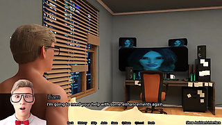 Blonde Bimbo Sucks Big Cock- Sexbot #29 Gameplay