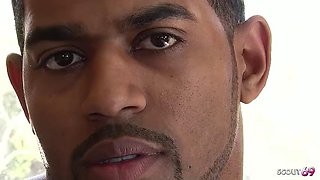 Nymphomaniac Mature Cougar Bitch tricked to First Interracial Cheating Fuck by BBC Stranger when home alone
