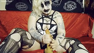 Religious, black metal, jerk off