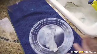 Impudent boy fucks his plumper big boobed step-mom Sybil Stallone