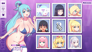 Waifuhub - Part 17 - Aqua Sex Interview Konosuba by Loveskysanhentai