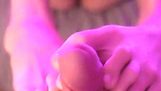Barefeet Footjob - Intense Cum Explosion on Soles