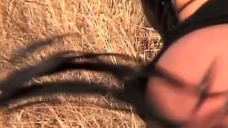 African slave with big tits and a juicy booty is ready for