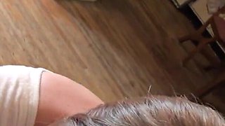 Girlfriend gives amazing head and swallows