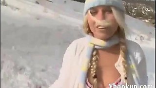 Hottie Blonde with Natural Tits Having Wild Sex After Party: Big Tits, Blowjob  Handjob Porn