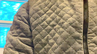 Pissing Small Pussy Hairy in the Moring