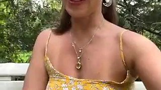 Horny Russian MILF Outdoor Cam Show In the Park  Stella888-35 21-05-23