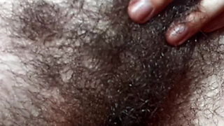 Huge Hairy Pussy and Asshole Closeup