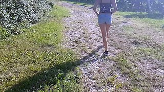 Asian Teen Cousin Fucked Outdoors