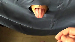 Glory Hole Blowjob Mia Niqab