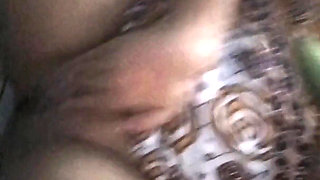 Wife Hasn't Had Sex with Husband for a Long Time, Pokes Vagina with Cucumber