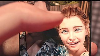Futanaria, lick my pussy, animated sex