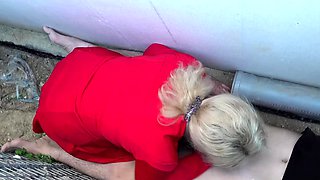 Busty Eva Tittie Hunting For Younger Cock At GrandMams