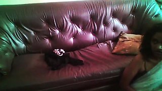 Tina Baby the Desi Maid Fucked Hard on Sofa in Saree - Big Ass MILF Takes Big Cock Blowjob