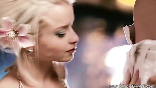 Licking balls porn with attractive sweet one from Fellucia Blow HD