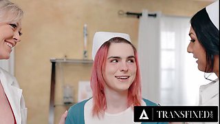 TRANSFIXED - PHYSICAL EXAM ORGY! With Doctor Dee Williams, TS Foxxy, Khloe Kay, and Jean Hol
