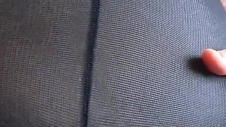 Black Nylon Pantyhose Tease and JOI