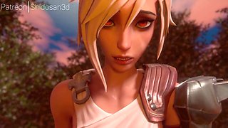 Cartoon characters in wild sexual escapades with some anime spanking action