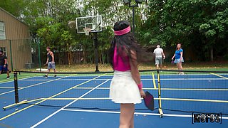 Selena Ivy's Tennis Encounter Ignites Wild Passion