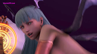 The Hunger - Morrigan Aensland Hardsex In Cowgirl